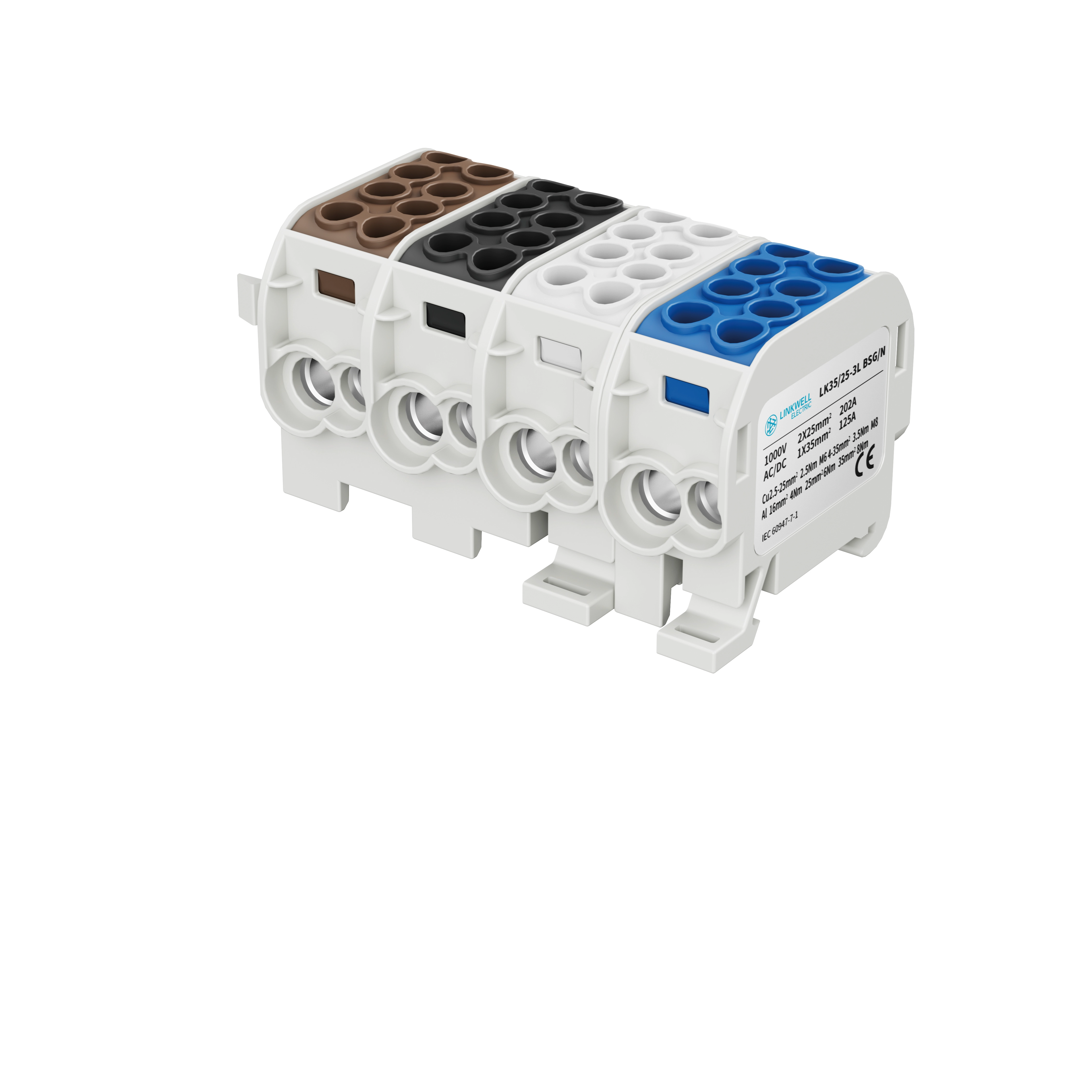 LK35/25 1极 2极 3极 4极 5极 通用型分线端子