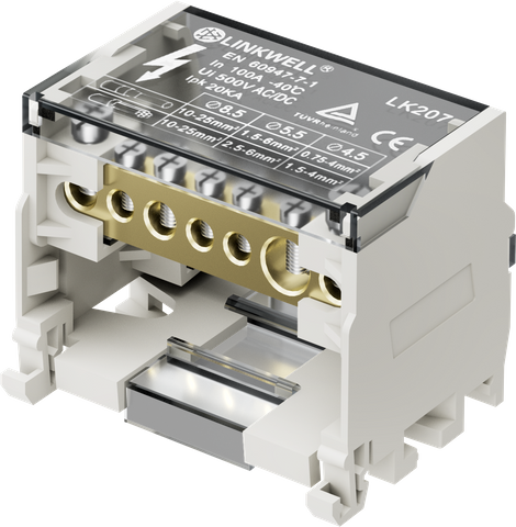LK 207 500v电线连接器通用配电端子排接线盒