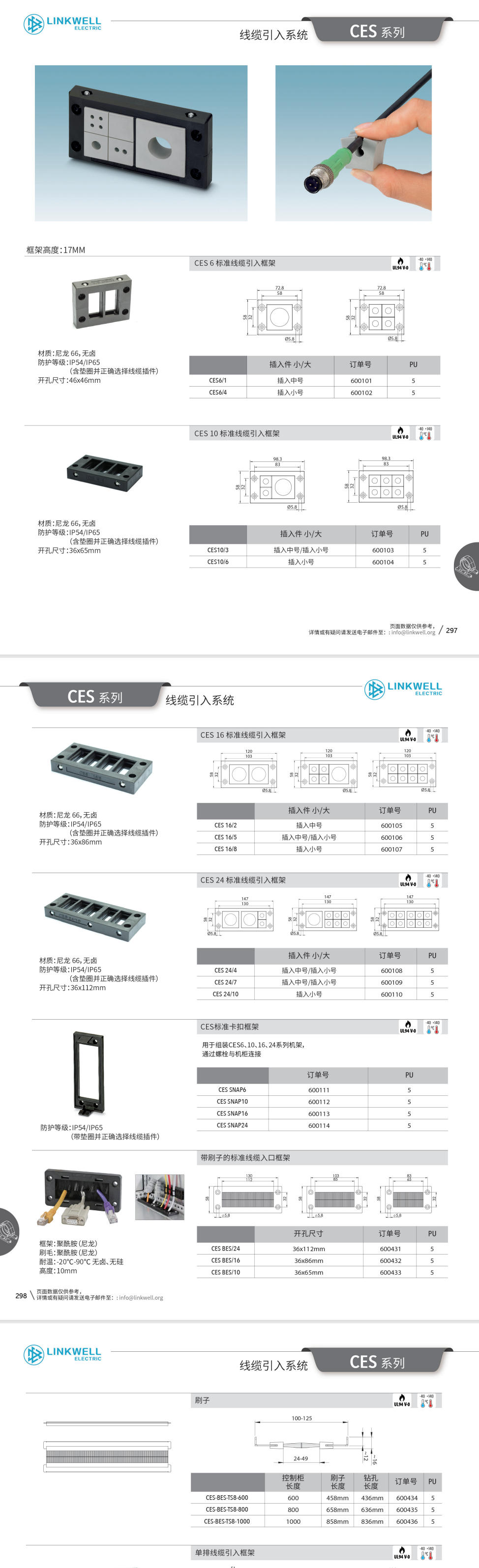 标准线缆引入框架 1
