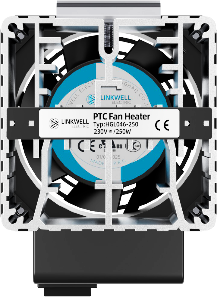 LINKWELL机柜加热器HGL 046 100W / 500W带风扇
