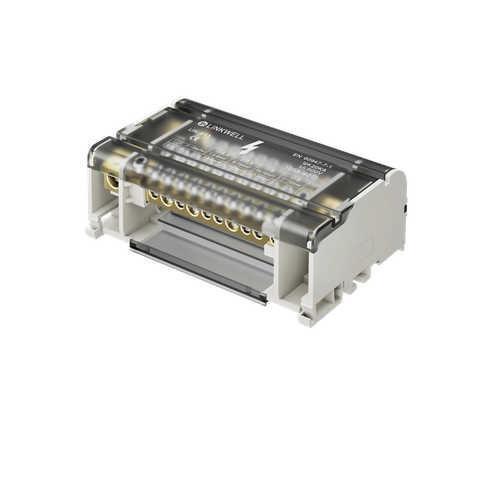 LINKWELL UK411 125A配电箱DIN导轨配电终端块