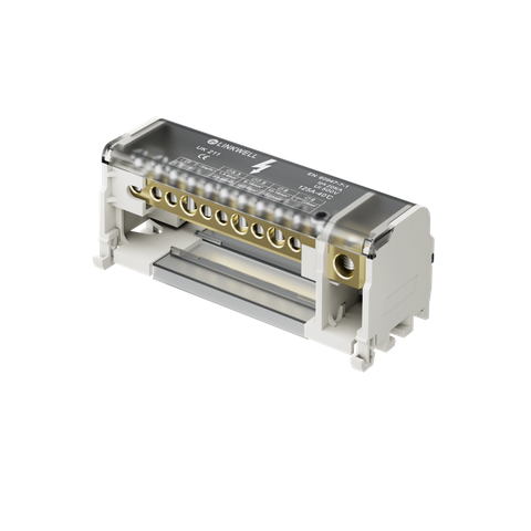 LINKWELL UK211 125A配电箱DIN导轨配电终端块