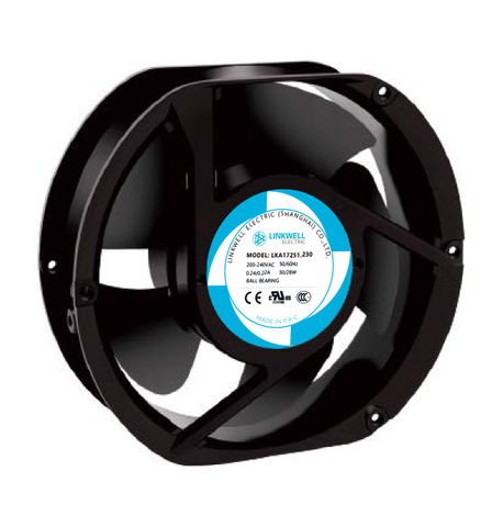 机柜风扇5叶-LKA17251通风排气球轴承轴流风扇