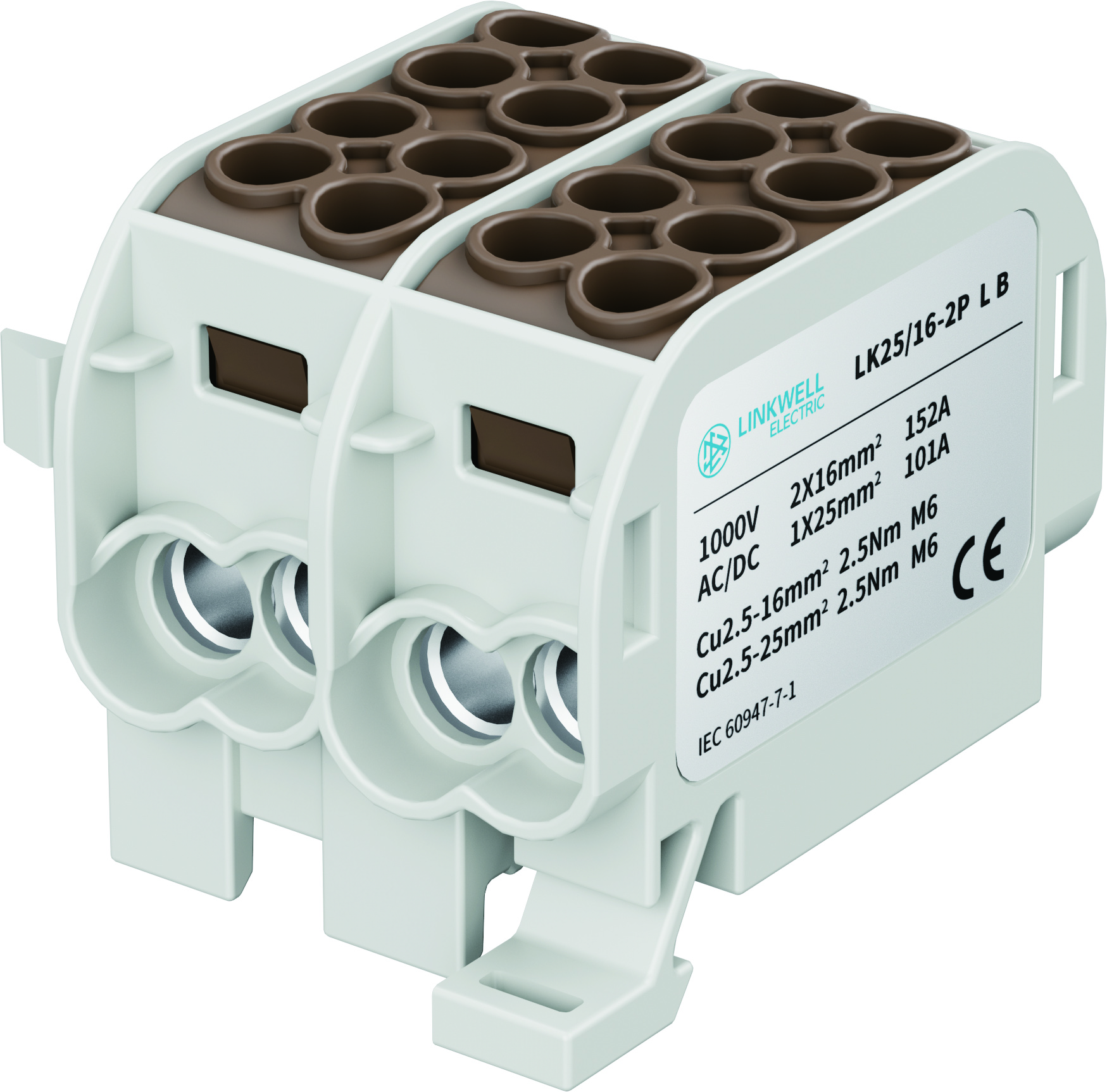 LK25/16 1极 2极 3极 4极 5极 通用型分线端子